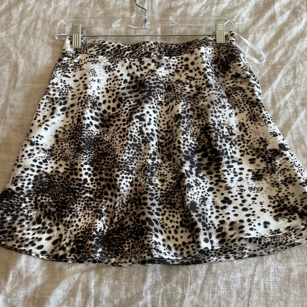 Leopard Mini Skirt